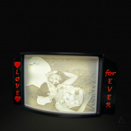 Alt Innovate Lithophane 3D Print 3D Printed Gifts Love Forever