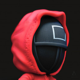 Alt Innovate Pink Soldier Resin 3d Print Character Miniature 3d Sculpture